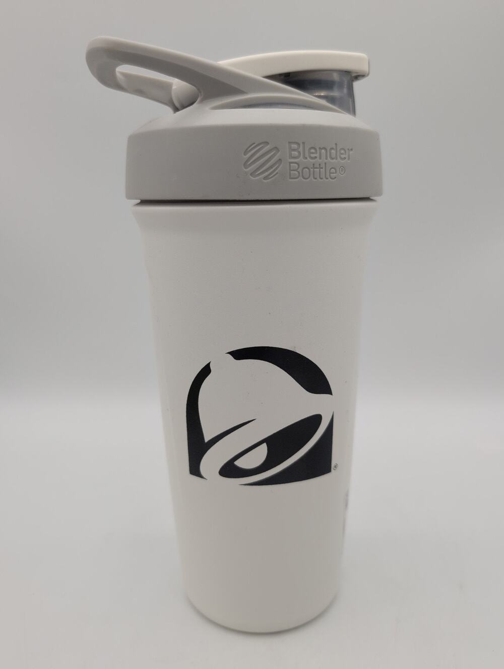 Blender Bottle Dymatize Workout Protein Powder Drink Mixer Metal 20oz Taco Bell